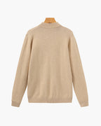 Essential Ribbed Mock Neck Sweater