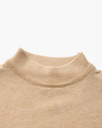 Essential Ribbed Mock Neck Sweater