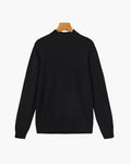 Essential Ribbed Mock Neck Sweater