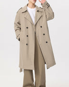 Classic Double-Breasted Trench Coat