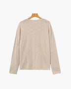 Linen Cotton Essential Crewneck