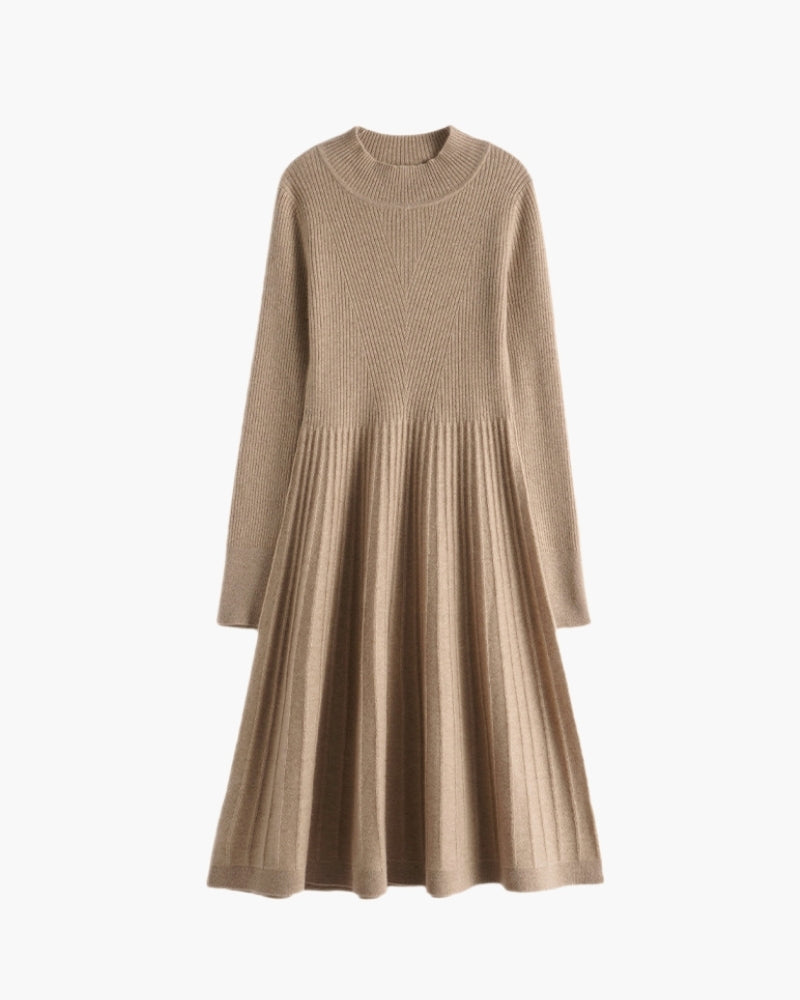 Pure Cashmere Flare Dress
