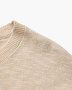 Linen Cotton Essential Crewneck