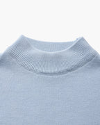 Essential Ribbed Mock Neck Sweater