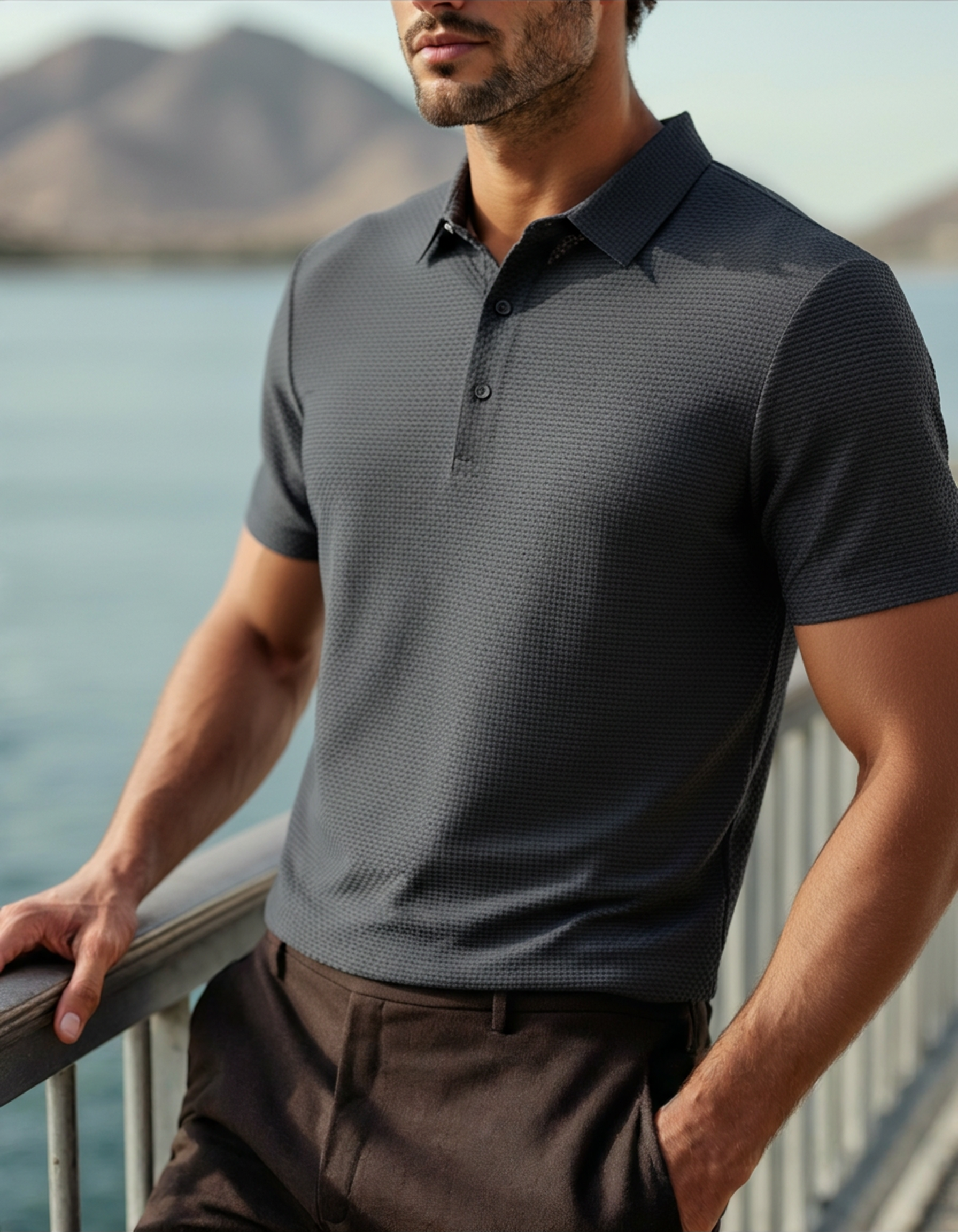 Prestigio Silk Polo (Anti-Wrinkle)