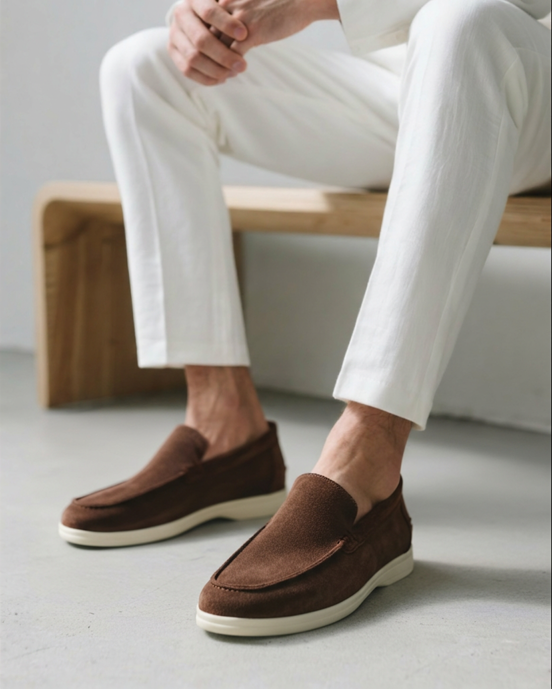 Classic Rule Suede Loafers