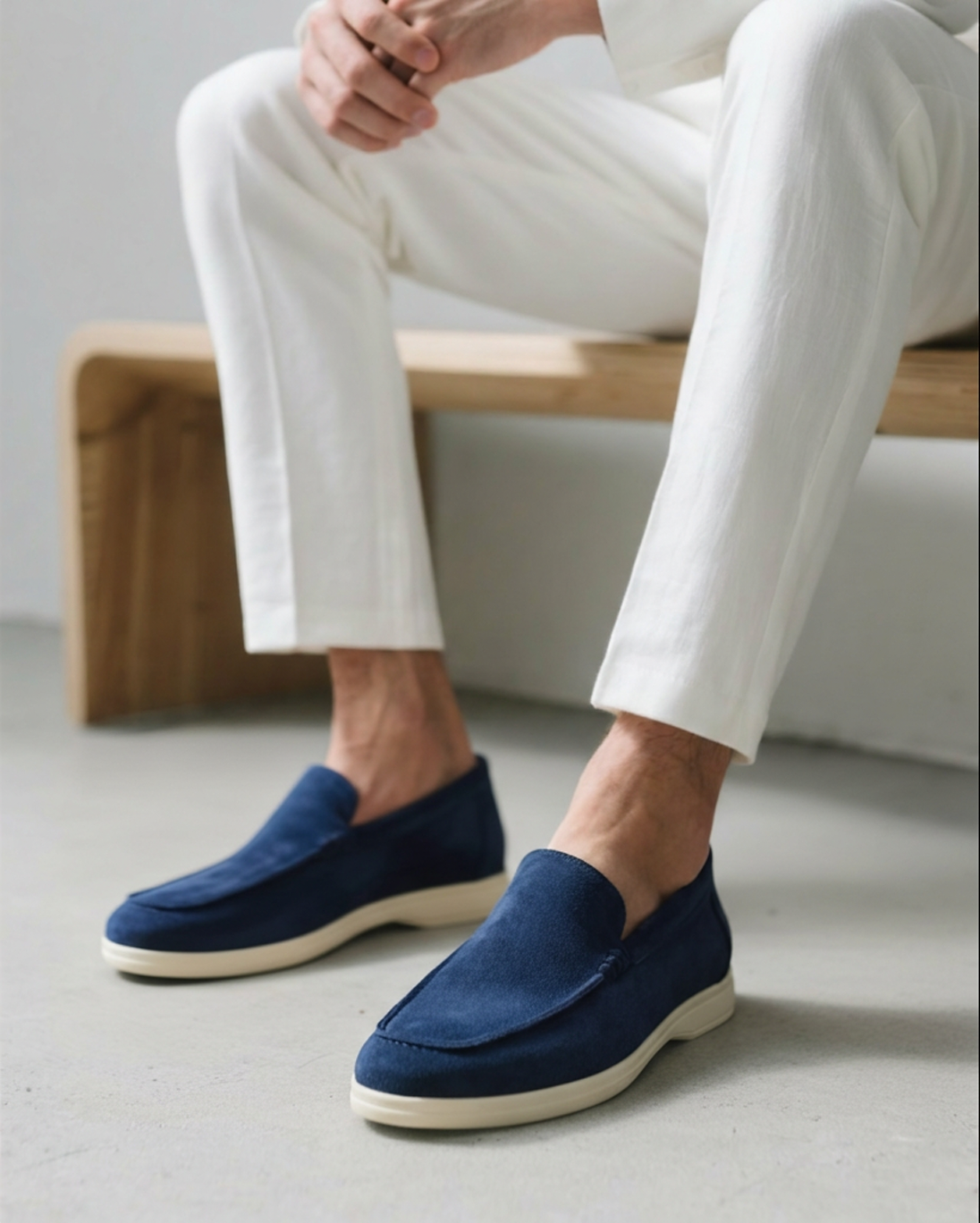Classic Rule Suede Loafers